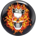 BRUNSWICK  FLAMING  SKULL  VIZ - A - BALL